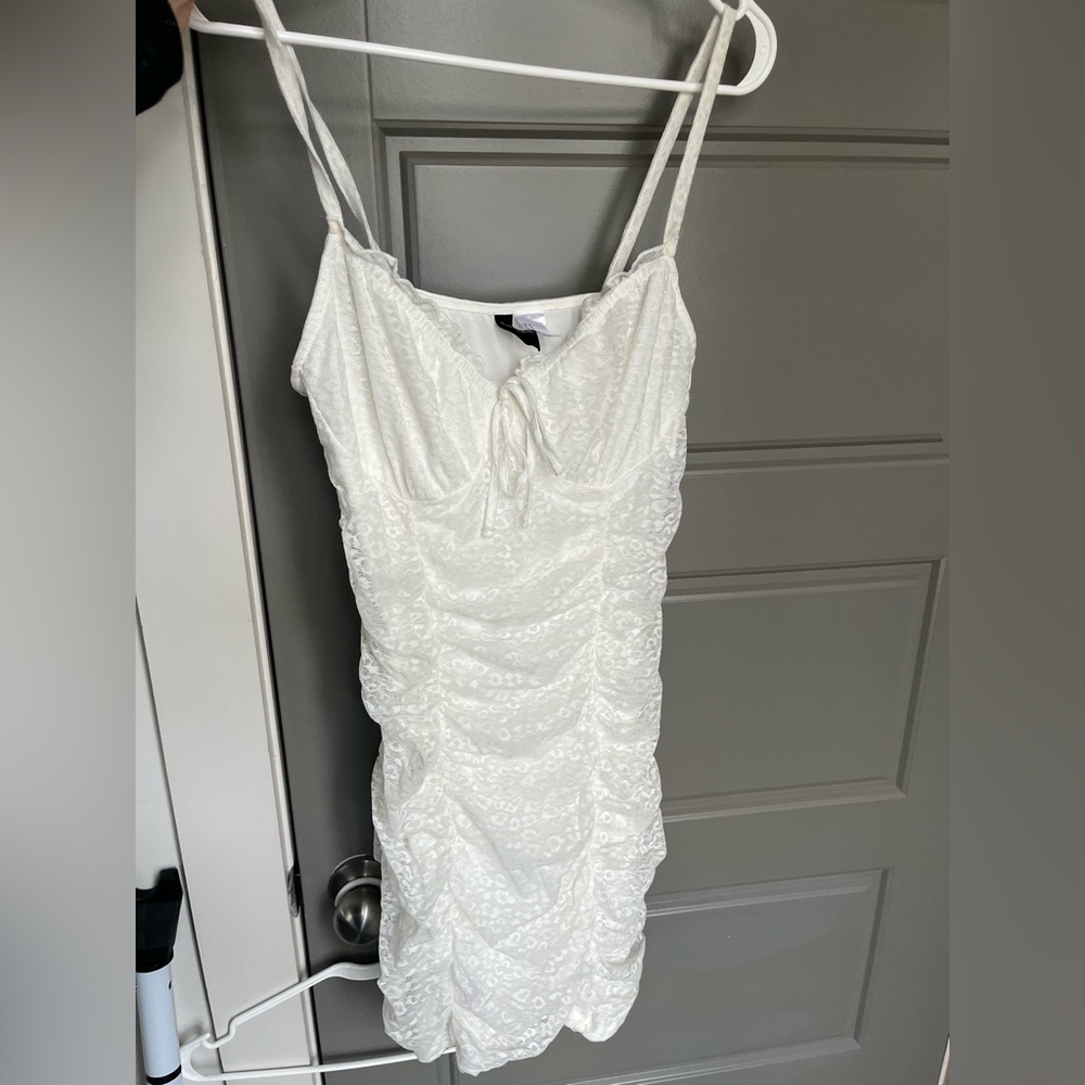 White mini dress bodycon